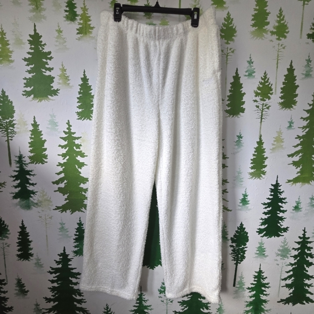 Cozy Reebok White Wide Leg Pants